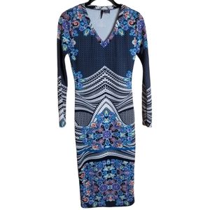 Fire Los Angeles Stretch Long Sleeve Dress XS